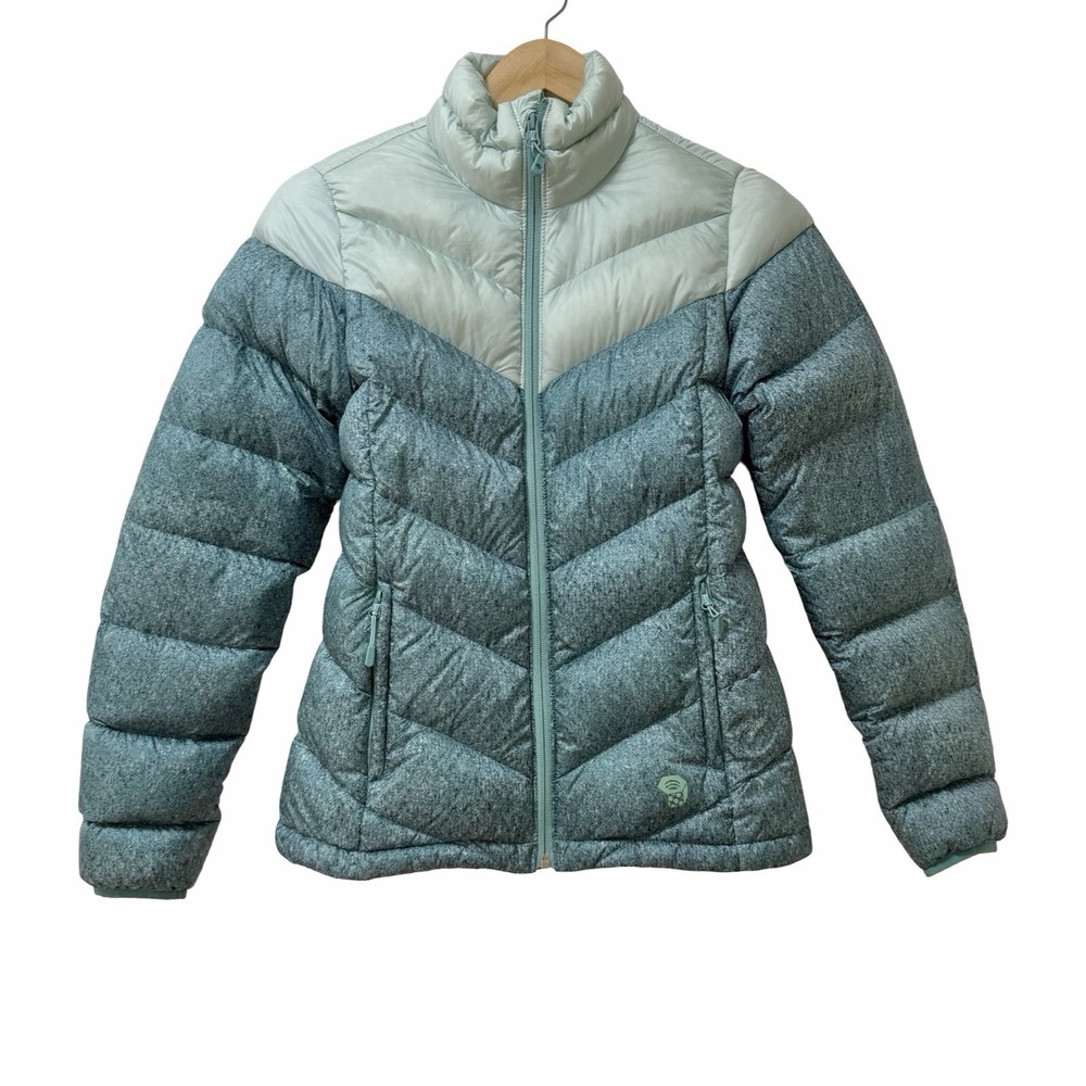 Mountain Hardwear Womens Q Shield 650‎ Down Puffer Jacket Size XS Blue Packable